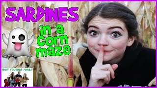 SARDiNES Hide And Seek IN A CORN MAZE Who Gets Lost  That YouTub3 Family Family Channel [upl. by Prudence406]