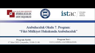 7 Program  Fikri Mülkiyet Hukukunda Arabuluculuk [upl. by Aisekal517]