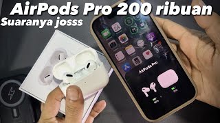 Cek kualitas AirPods Pro 200 ribuan by Inpods Super Pro Indonesia [upl. by Borer326]