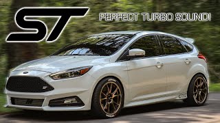 THE BEST SOUNDING FOCUS Ford Focus ST With Universal Valved Muffler [upl. by Neersin328]