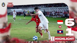 Highlights Indonesia vs Laos  ASEAN Boys Championship U16 2024 [upl. by Atse817]