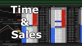 How to use Time and Sales in IBKR Trader Workstation [upl. by Narud]