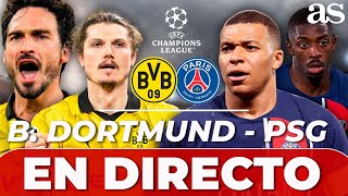 EN VIVO BORUSSIA DORTMUND  PSG  SEMIFINALES de la CHAMPIONS ida [upl. by Ydnic736]