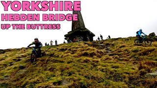 Calderdale MTB  Hebden Bridge Up The Buttress [upl. by Snook]