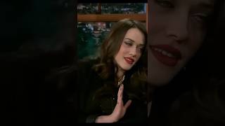 Kat Dennings does it Gingerly shorts craigferguson [upl. by Rimola582]