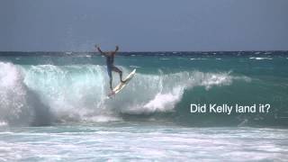 Kelly Slater surfs Lymans in KailuaKona Hawaii [upl. by Attela]