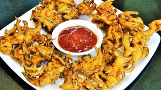 कुरकुरीत कांदा भजी  Kanda Bhaji  Crispy Onion Pakoda  Madhurasrecipe [upl. by Haletky]