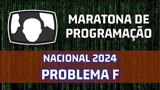 Resolução Nacional 2024 Maratona de programação  Problema F [upl. by Hartley]