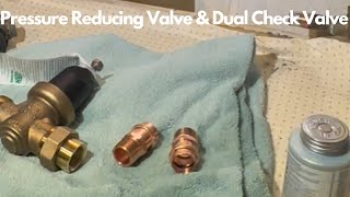 Installing Pressure Reducing Valve and Dual Check Valve 💰💰💰 [upl. by Aneetsirhc10]