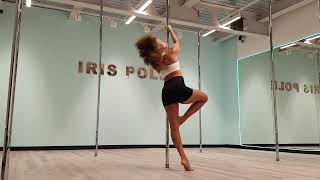 Beginners pole technique [upl. by Nanis]