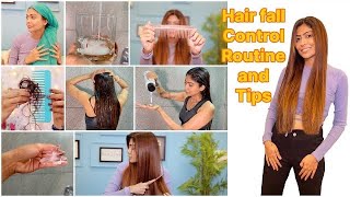 Easy Hair Fall Solution At Home  Routine and best shampoo for hair fall [upl. by Leon]