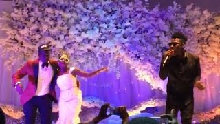 Reekado Banks performing Katapot and Oluwa Ni at a wedding [upl. by Ona]