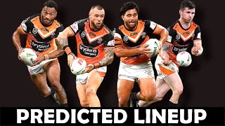 Wests Tigers Predicted Lineup  NRL 2024 [upl. by Atiuqam]