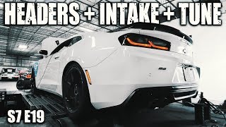 Camaro SS gets Headers Intake amp Tune  RPM S7 E19 [upl. by Enomsed]