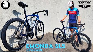 Trek Émonda SL5 🆙 Émonda SL6 Pro Di2 mon nouveau vélo que jai upgrader en SL6 Di2 [upl. by Llertnek]