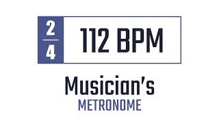 112 BPM  24  Metronome [upl. by Illa33]