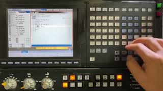 Mazatrol M730L How to modify a part program selected from the main screen [upl. by Nerte829]