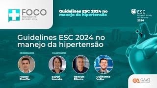 Debate Guidelines ESC 2024 no Manejo da Hipertensão [upl. by Map]