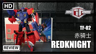 TFC TOYS Trinity Force TF02 REDKNIGHT Transformers Victory ROAD CAESAR Braver [upl. by Aicyle]