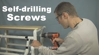 SelfDrilling Screws for Home Cockpits [upl. by Nennek]