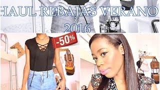 Haul rebajas verano 2016 Zara Bershka Stradivarius PullampBear [upl. by Dierdre]