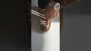 Casual shoessneakers laces tie technique clean look [upl. by Dougherty]