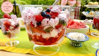 Easy Eton Mess Summer Dessert [upl. by Liddle]