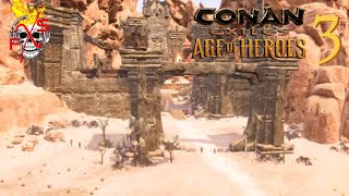 Time to get some quotslavesquot  Conan Exiles Exiled lands Barbaric Ep3 [upl. by Pansir993]