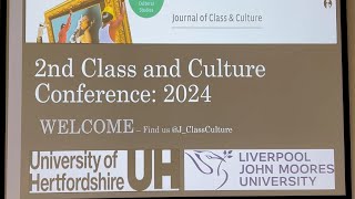 Journal of Class and Culture Conference 2024 [upl. by Cassondra]