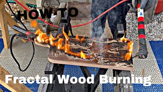 Fractal Wood Burning HOW TO [upl. by Llorrad]