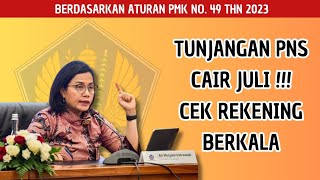 Tunjangan PNS Dicairkan Juli Berdasarkan PMK Kemenkeu [upl. by Giwdul692]