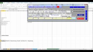 8 Auftragsabwicklung in Excel VBA Lieferscheine erstellen und bearbeiten [upl. by Irvine524]