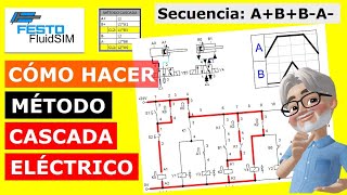 Como Hacer un Cascada Eléctrico secuencia ABBA método sencillo 😊👍 [upl. by Genesia]