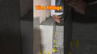 Tiles fittings tileworks bathroomdecor construction tiles bathroomdesign diy foryou shorts [upl. by Noivax829]