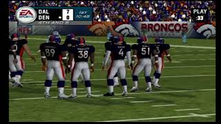 Madden 2004 Broncos vs Cowboys [upl. by Aiet652]