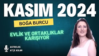 BOĞA BURCU KASIM 2024 BURÇ YORUMLARI [upl. by Elegna]