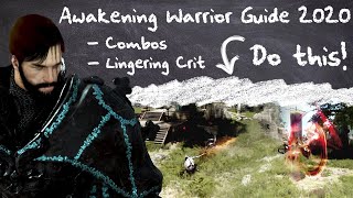 Black Desert Awakening Warrior Guide 2020  Combos and Lingering Crit [upl. by Meade]