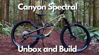 2022 Canyon Spectral CF 7 Unbox and Build [upl. by Eahsal]