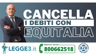 Come CANCELLARE I DEBITI fiscali con EQUITALIA senza pagare nulla [upl. by Ashla764]