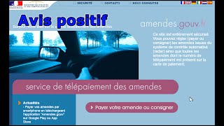 Avis utilisateur  Payer votre amende en ligne [upl. by Marola]