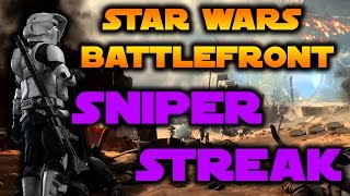 Star Wars Battlefront 3 SWBF3 Sniper Streak [upl. by Alleul901]