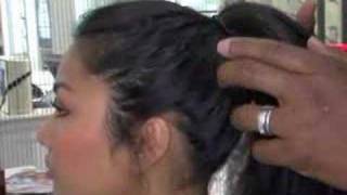 How to Style a Modern Chignon with Ted Gibson [upl. by Ahsuas729]