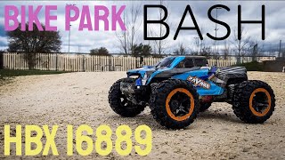 Bash session with the HBX 16889 RAVAGE 116 BRUSHLESS Basher [upl. by Irwinn]