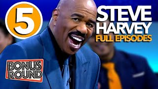 5 Steve Harvey Family Feud Full Episodes [upl. by Arais]