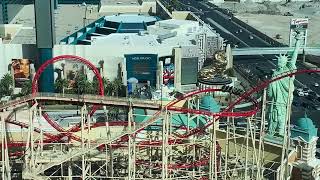 NYNY Roller Coaster in Las Vegas [upl. by Emaj]