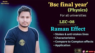 Raman Effect Bsc final year Physicsbsc physics [upl. by Lan311]