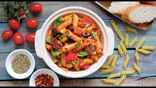 Classic Tomato Sauce Pasta Homemade Red Sauce Pasta [upl. by Isia]