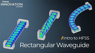 Intro to Ansys HFSS Using a Waveguide Example – Part 1 [upl. by Ellesig]