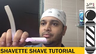 Hindi  Shavette Shave Tutorial  Easy Shavette Shave [upl. by Jeremias]