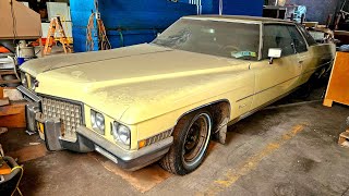 1971 Cadillac Coupe Deville Sitting For Years Will It Run and Drive  NNKH [upl. by Eliason]